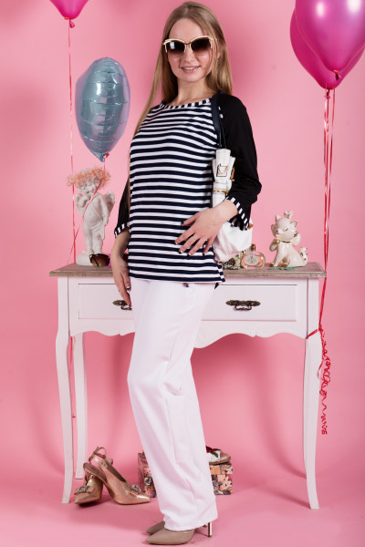 Купить Туника Т 161 (полоса+черный) на Неженке